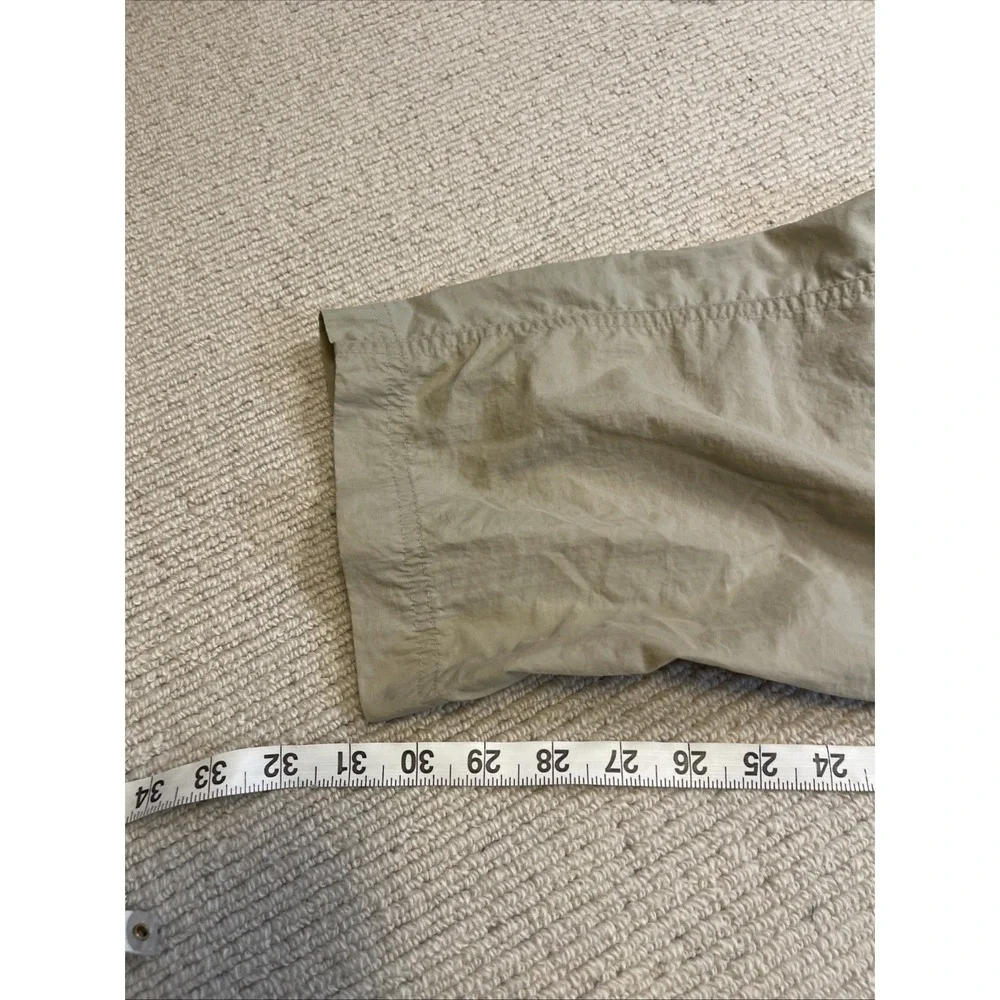 REI Pants Men's 32x31* Convertible Nylon Belted Cargo Hiking Khaki